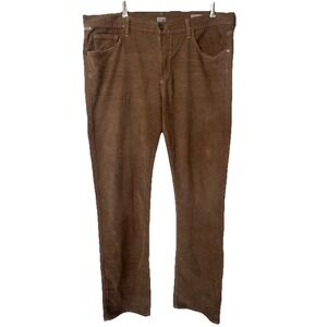 Citizens of Humanity Corduroy Pants Jeans Men's 38 (Fits 40x34) Brown Velour